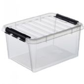 Smart Store SmartStore Classic 32L plastkasse med låg 50x39x26cm klar