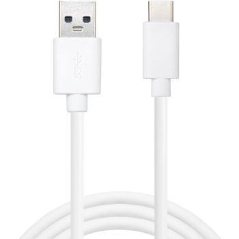 Sandberg USB-C kabel hvid