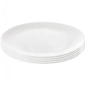 Aida Relief frokosttallerkner Ø22cm hvid 4stk