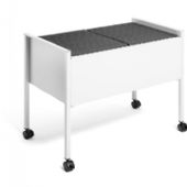 Durable Duo hængemappevogn hvid