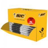 BIC Atlantis kuglepen 0,32mm sort 36stk