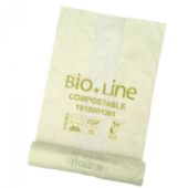 WhiteLabel Bio-Line affaldspose 15L 45x45cm 12my grøn 50stk