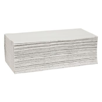 Håndklædeark 2-lags 24x23cm multifold hvid Krt 20x200 stk