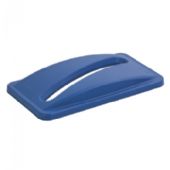 Rubbermaid Slim Jim plastlåg m/slids t/papir