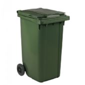 Affaldscontainer grøn 240 liter til hjemmet og virksomheden