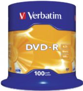 DVD-R 120min Verbatim 4,7GB 16X spindel pk/100