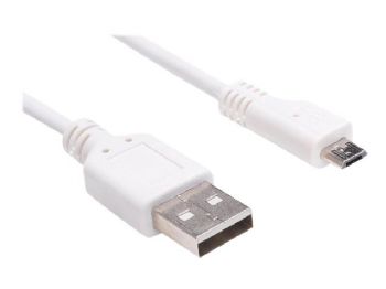 Sandberg USB micro 3m hvid