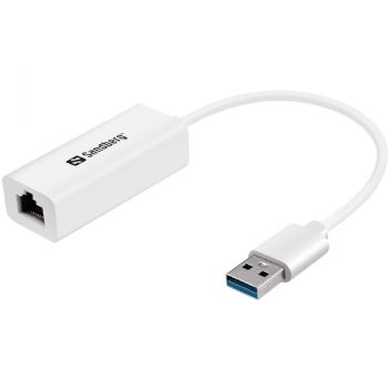 Sandberg USB netværksadapter hvid