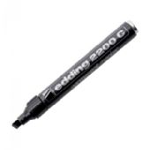 Marker Edding 2200C Sort skrå spids