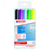  Glassboard Marker Edding 90 5 ass.farver t/lyse tavler