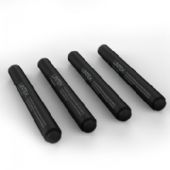 LINTEX Whiteboardmarker 1mm Rund spids Sort Pk/4