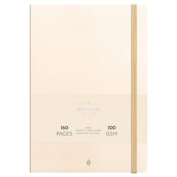 Burde Notebook Deluxe notesbog fersken