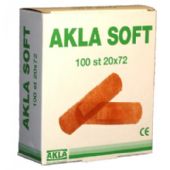 Akla Soft plaster 20x72mm 100stk