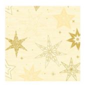 Duni Star Stories 3lags middagsserviet 40x40cm creme 250stk