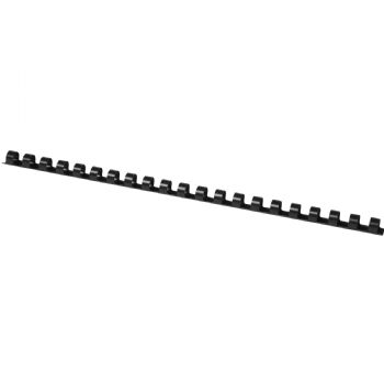 Plastringe, plastspiraler Q-Connect 10 mm (65 ark) sort