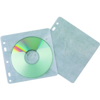 Q-connect CD lommer PP 2 huller til 2 CD