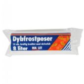 WhiteLabel Rul-Let dybfrostpose m/skrivefelt 8L 25x50cm