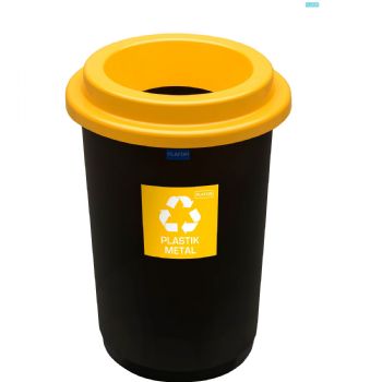 WhiteLabel Eco affaldsspand 50L gul