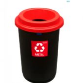 WhiteLabel Eco affaldsspand 50L rød