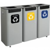 WhiteLabel Modulspande affaldssortering 3x70L
