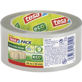 Tesa Pack Eco & Ultra Strong Ecologo pakketape 50mmx66m