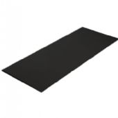 WhiteLabel Bordplade sort linoleum rektangulær, 80x120cm