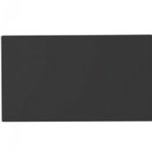 WhiteLabel Bordplade sort linoleum rektangulær, 80x140cm