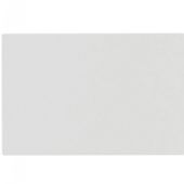 WhiteLabel Bordplade hvid laminat rektangulær, 80x120cm