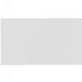WhiteLabel Bordplade hvid laminat rektangulær, 80x140cm