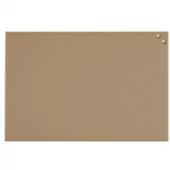 NAGA magnetisk glastavle 60x80cm beige