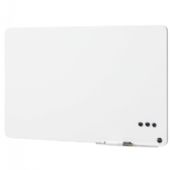 NAGA magnetisk whiteboard u/ramme m/startsæt 57x87cm hvid