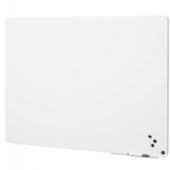 NAGA magnetisk whiteboard u/ramme m/startsæt 117x150cm hvid