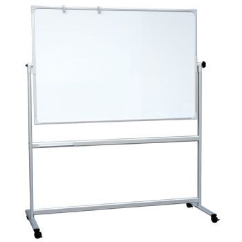 NAGA mobil magnetisk whiteboardtavle 100x150cm hvid