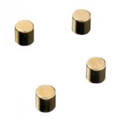 NAGA cylinder magneter guld 4stk
