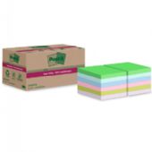 Post-it SS Recycled notes 47,6x47,6mm assorteret 12stk