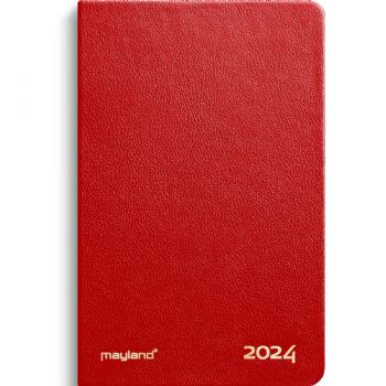 Mayland 2024 24162030 lommekalender 12x7,5cm rød