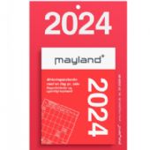 Mayland 2024 24242000 lille afrivningskalender 10x6,5cm
