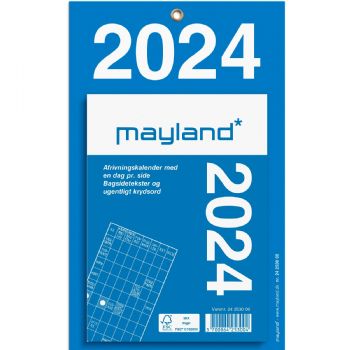 Mayland 2024 24253000 afrivningskalender 22,2x13,7cm