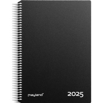 Mayland 2025 25218000 timekalender 24,2x18,5 cm sort