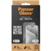 PanzerGlass Ultra-Wide Fit beskyttelsesglas t/iPhone 15 Pro