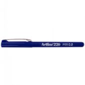 Artline EK220 fiberpen 0,2mm blå