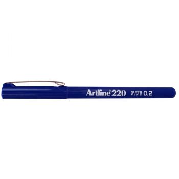 Artline EK220 fiberpen 0,2mm blå