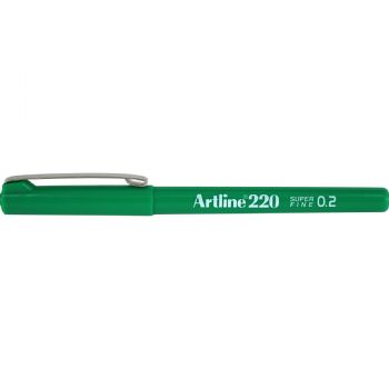 Artline EK220 fiberpen 0,2mm grøn