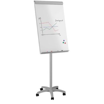 Rocada mobil flipchart m/whiteboard