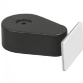 WhiteLabel Pullbox "Teardrop" m/skumtape 50x32x17 mm Sort