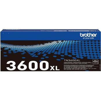 Brother TN3600XL toner sort 6000ark