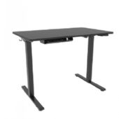 Hæve-sænkebord Miniflex, Sort 1000x600 mm 2-ben/Sort