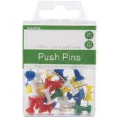 BNT Push Pins assorterede farver 25stk