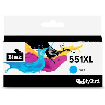 Blybird Blæk CLI-551XL C Cyan