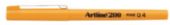 Fineliner Artline 200 Fine 0.4 gul